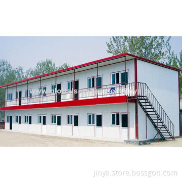 Prefab House, Prefabricated Units with Color Steel Sandwich Panel, Easy Assemble and Disassemble